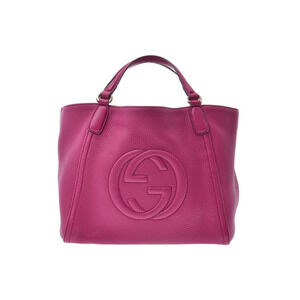Gucci Soho Bag Purple Leather Card Strap